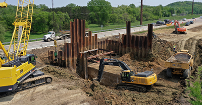 Photo: Construction on Hwy 52.